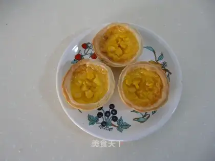 corn egg tarts