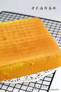 Old style sponge cake