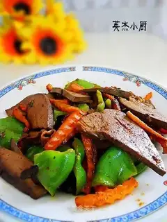 stir-fried pork liver