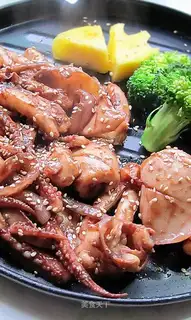 Roasted squid with cumin