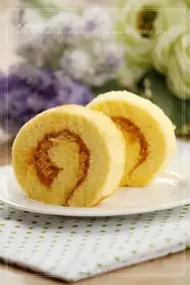 Pork floss cake roll