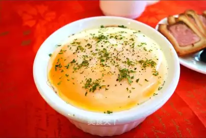 French small cup egg