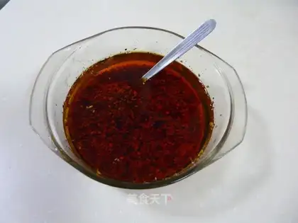 homemade red oil