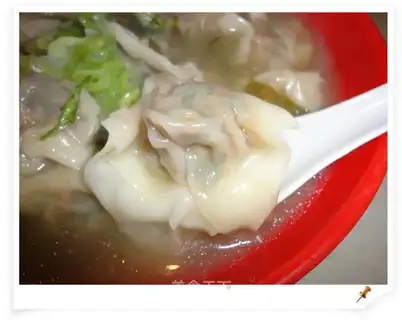 shepherd's purse and fresh meat wonton