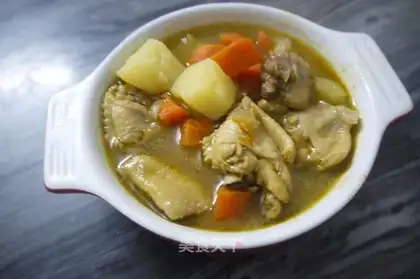 Curry potato chicken