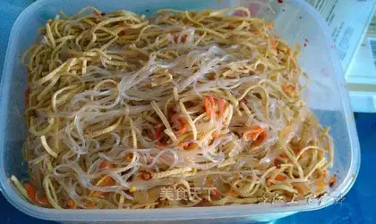 Four shredded salad