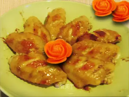 Fried chicken wings without oil