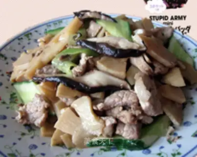 stir-fried winter bamboo shoots