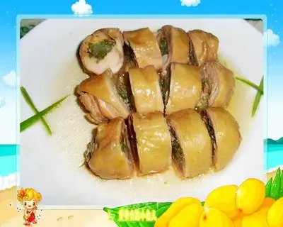 Fragrant and tender chili chicken roll