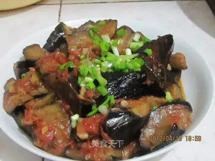 stir-fried eggplant with tomatoes