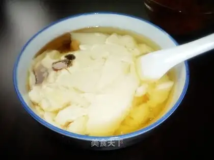 Homemade tofu pudding