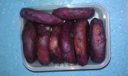 Purple potato cake