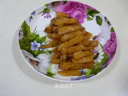 Baked pumpkin with salty egg yolk