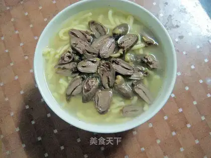 Braised chicken heart corn flour