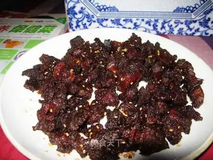 Homemade beef jerky