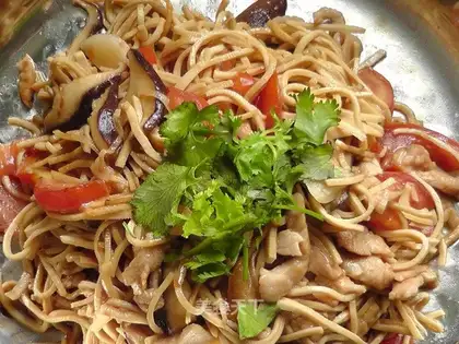 stir-fried shredded pork and shredded tofu