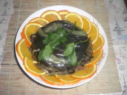 Maotai-flavored eggplant button