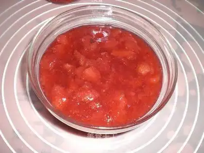 Homemade strawberry jam