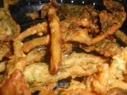 Crispy fried Chinese toon fish
