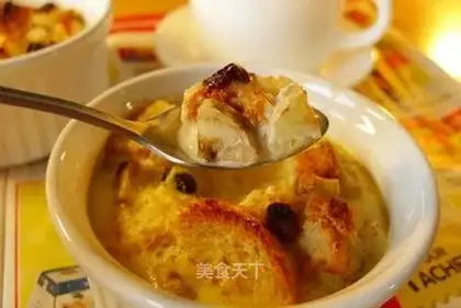 Banana bread pudding