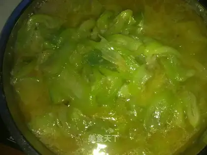 stir-fried loofah