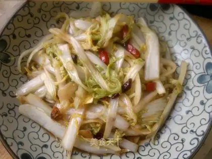 Dry stir-fried baby vegetables