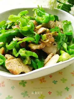 Dry fried pork belly