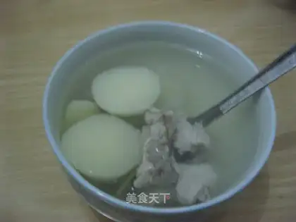 Horseshoe lean meat soup