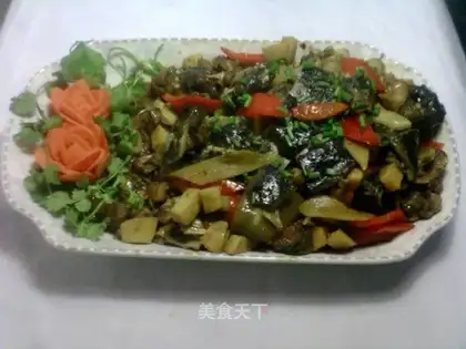 Braised turtle