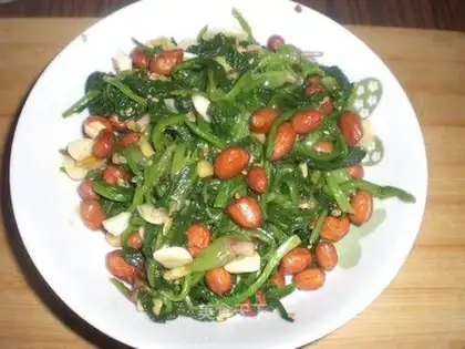 Old vinegar spinach