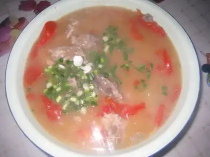 Tomato ribs soup