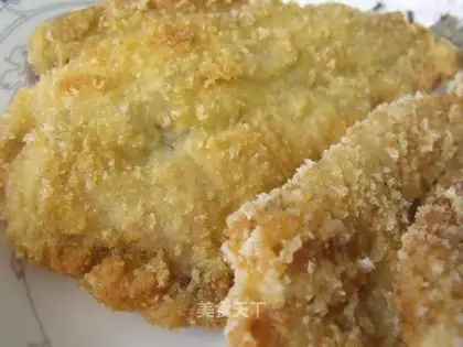 fried yellow croaker steak