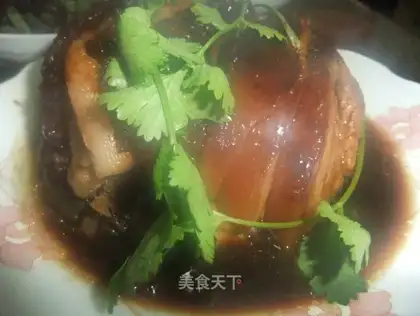 braised pork with plum vegetables