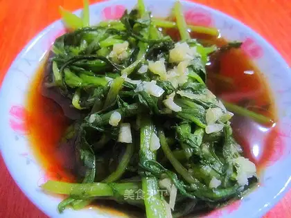 chrysanthemum in oyster sauce