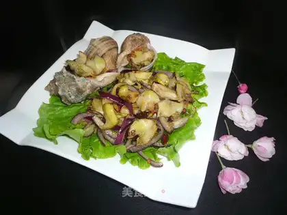 stir-fried conch