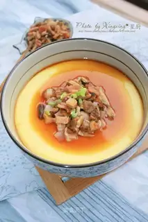 Bacon egg custard