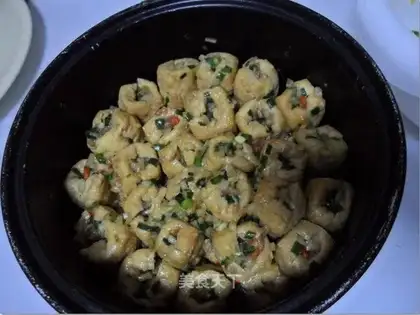 Delicious tofu soak