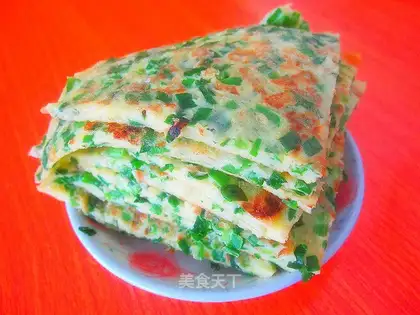 Leek egg cake