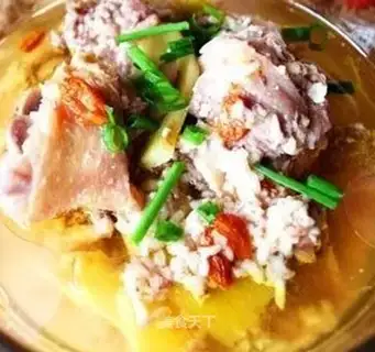 Steamed duck with wine