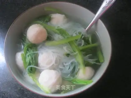 Rice cooker rice noodle soup