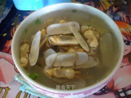 Fresh clam soup