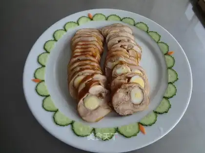 Chicken legs and quail eggs