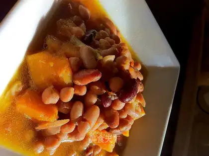 Pumpkin five-color beans