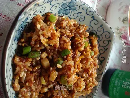 soy sauce fried rice