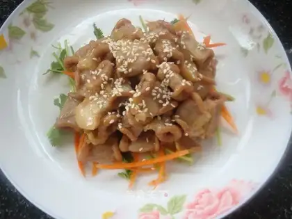 Iron pan vermicelli sausage