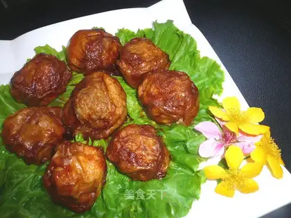 Oil gluten meatballs