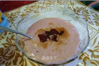 Honey bean tofu milkshake
