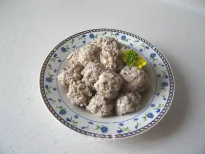 Mushroom meatballs
