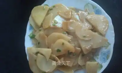 braised potato chips