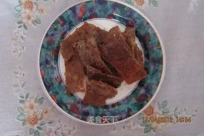 Honey pork jerky